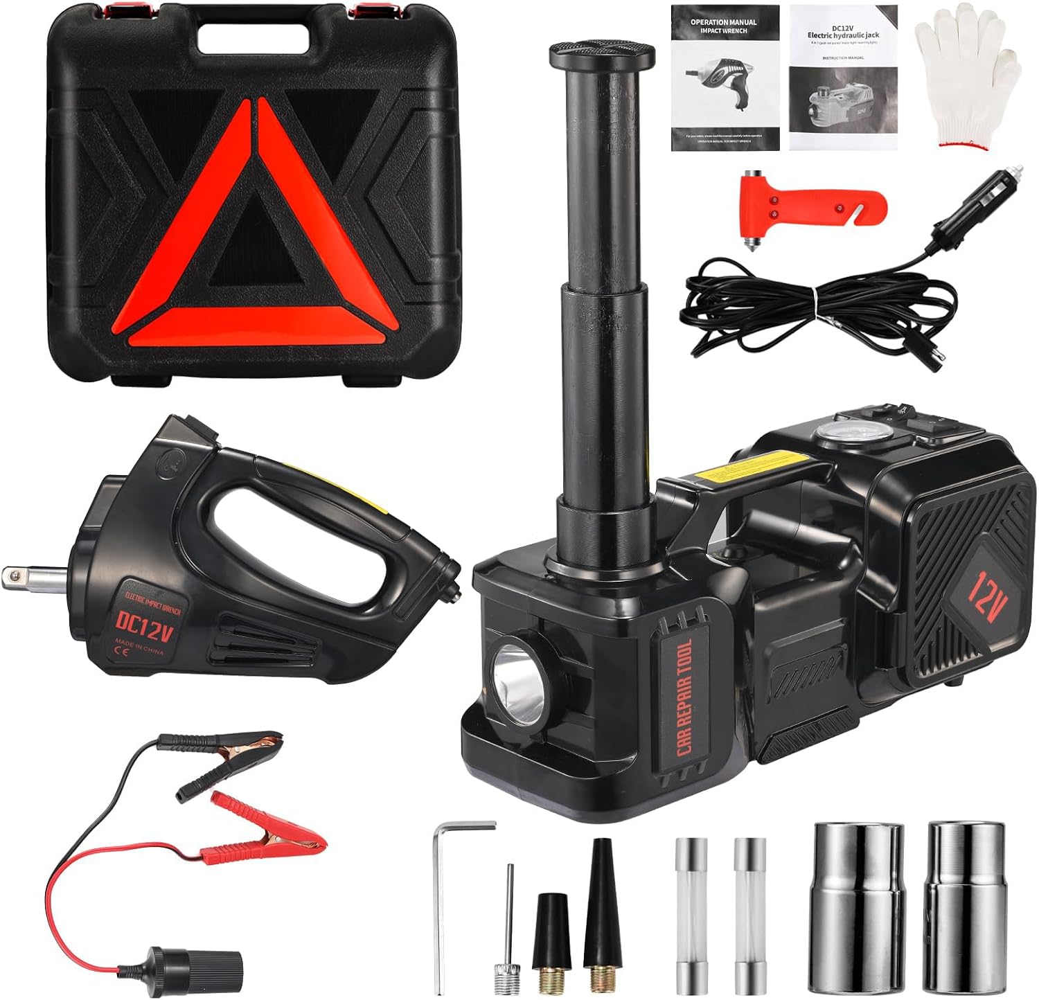 Hydraulic Car Lift - Electric Car Jack kit 5 Ton