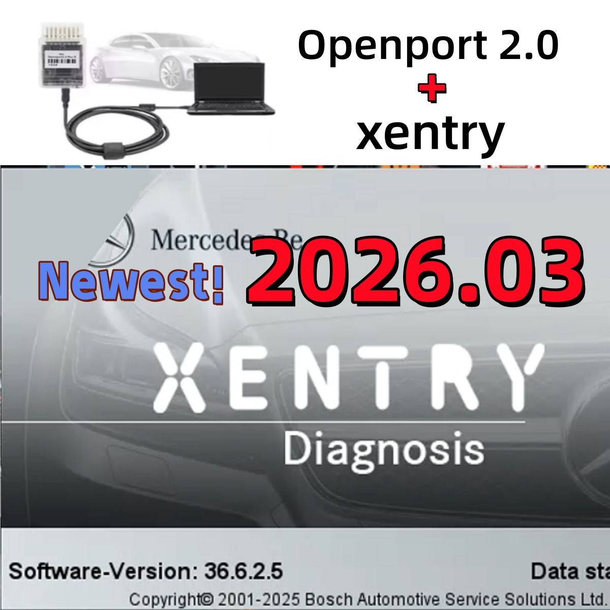 Auto Repair Shop Diagnostics - Xentry 2026.3 Full Software New Version