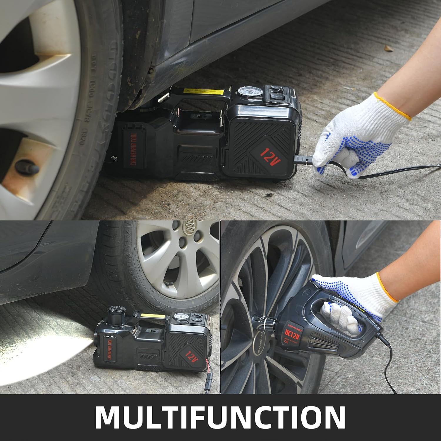 Electric Car Jack kit 5 Ton 12 - Hydraulic Car Lift 评论和价格