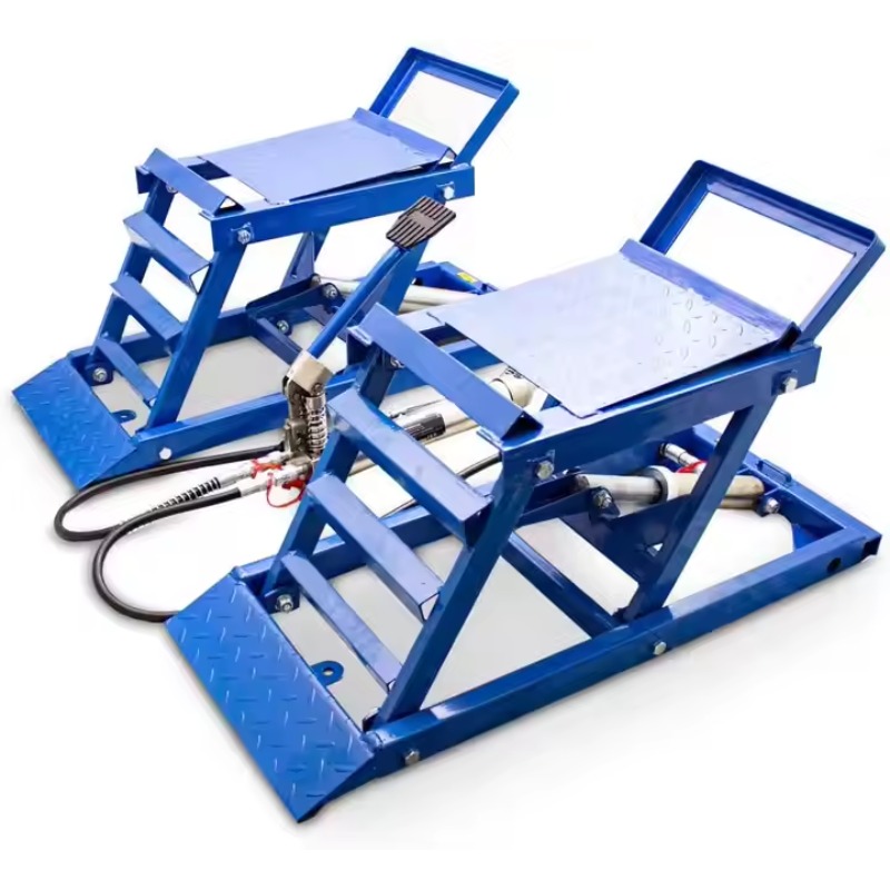 2-Ton Adjustable Car Lift Ramp - Hydraulic Car Lift 评论和价格