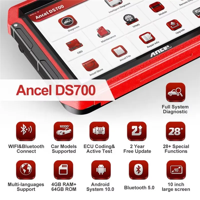 Professional Ancel DS700 OBDII - Auto Repair Shop Diagnostics 评论和价格